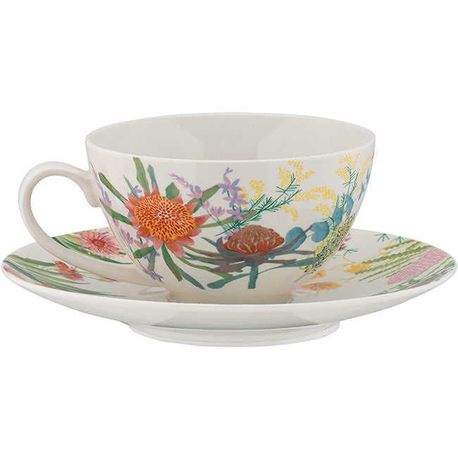 Maxwell & Williams Royal Botanic Gardens Native Blooms Cup And Saucer