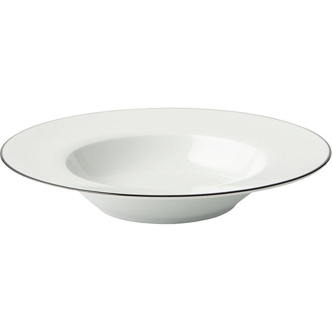 Jenna Clifford Premium Porcelain Black Line Pasta Bowl