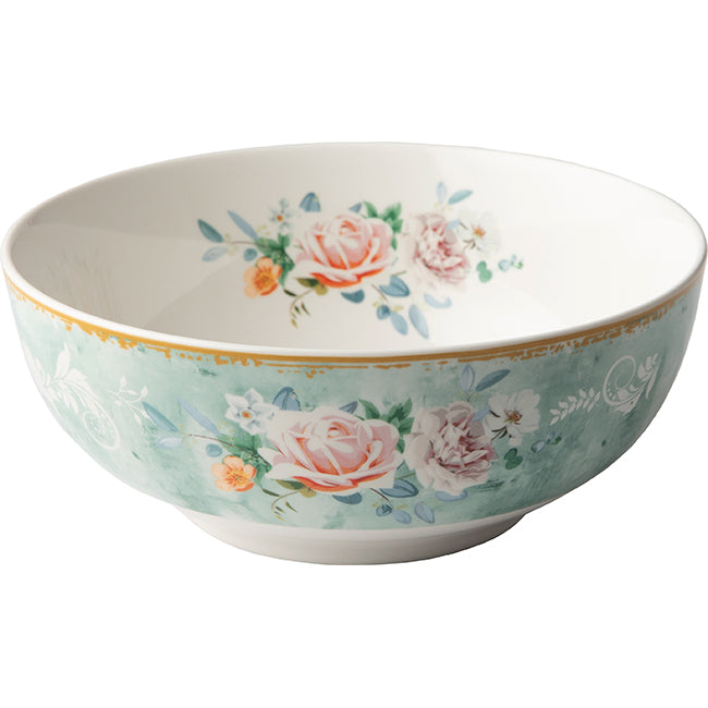 Jenna Clifford Green Floral Soup Bowl, Set Of 4
