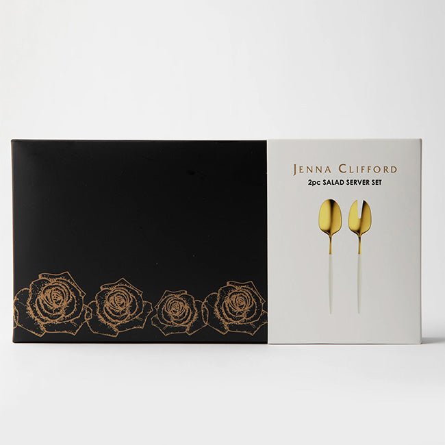 Jenna Clifford Satin Salad Server Set