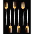 Jenna Clifford Satin Cake Forks, Set Of 6