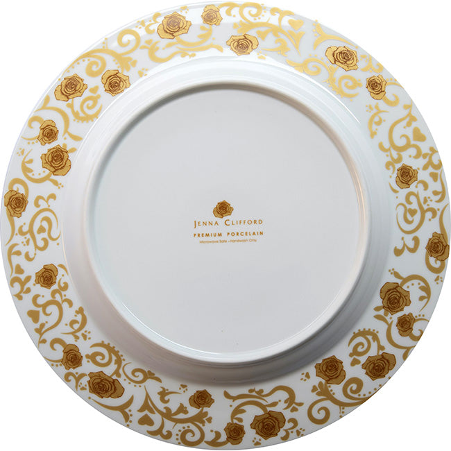 Jenna Clifford Mica Gold Dinner Plate, Set Of 4