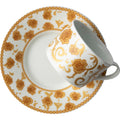 Jenna Clifford Mica Gold Tea Cup & Saucer, Set Of 2