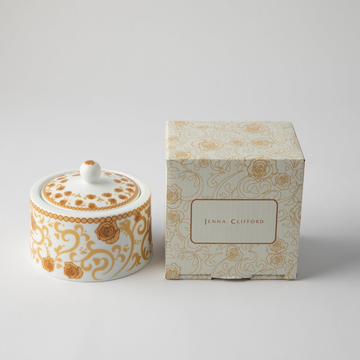 Jenna Clifford Mica Gold Sugar Bowl