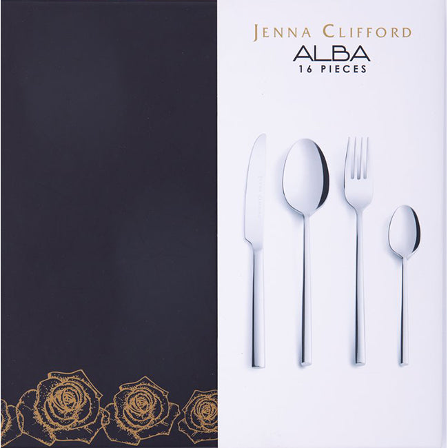 Jenna Clifford Alba Cutlery Set, 16pc