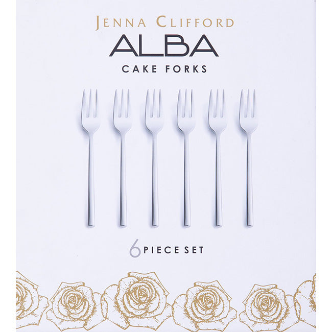 Jenna Clifford Alba Cake Forks, Set Of 6