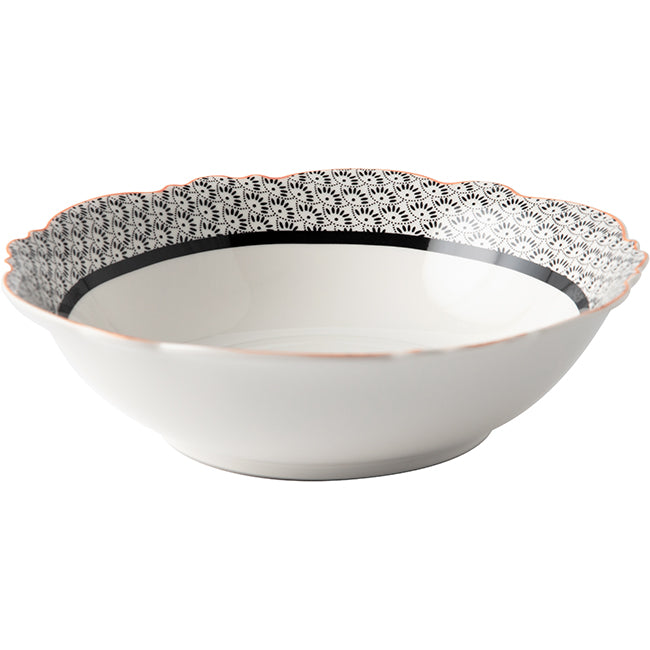 Jenna Clifford Midnight Bloom Serving Bowl, 23cm
