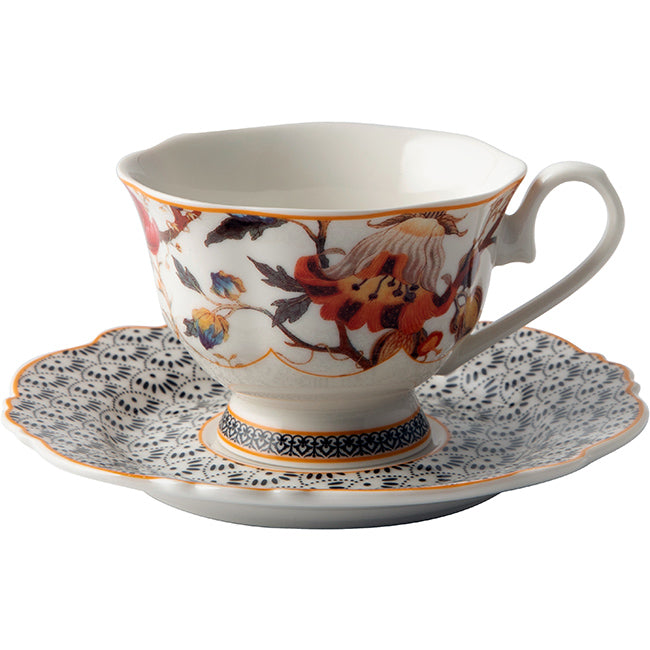 Jenna Clifford Midnight Bloom Cup And Saucer