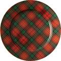 Jenna Clifford Red Tartan Dinner Plate