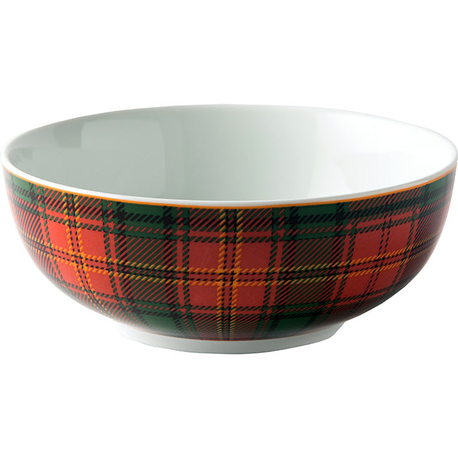 Jenna Clifford Red Tartan Cereal Bowl
