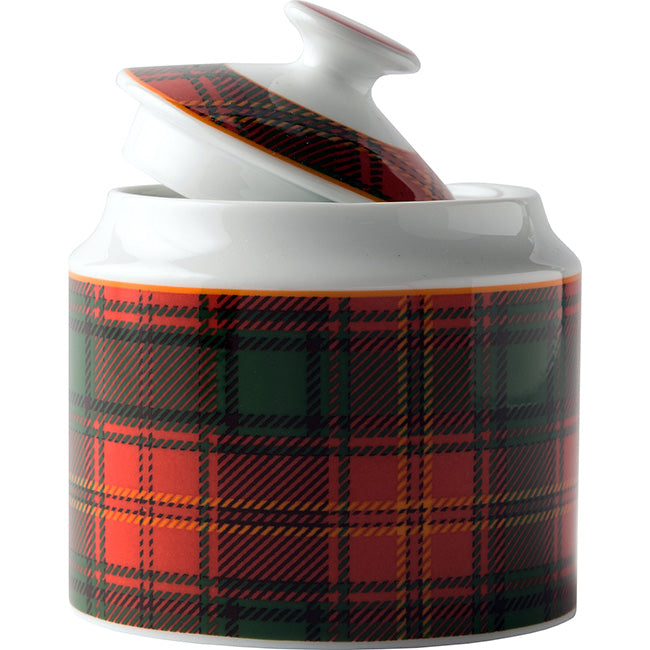 Jenna Clifford Red Tartan Sugar Pot
