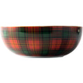 Jenna Clifford Red Tartan Salad Bowl