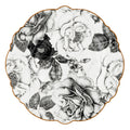 Jenna Clifford Black Rose Side Plates, Set Of 4