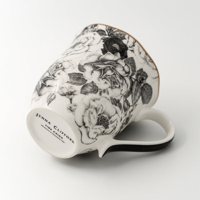 Jenna Clifford Black Rose Mug