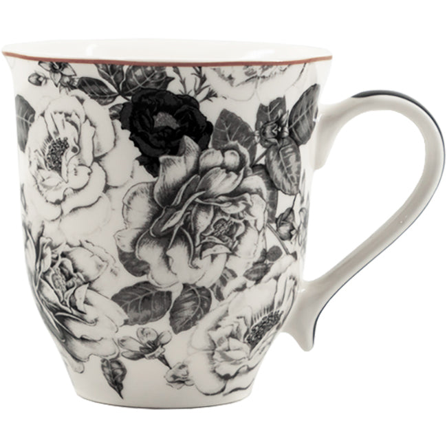 Jenna Clifford Black Rose Mug
