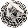 Jenna Clifford Black Rose Cup & Saucer