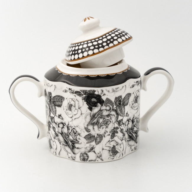 Jenna Clifford Black Rose Sugar Pot