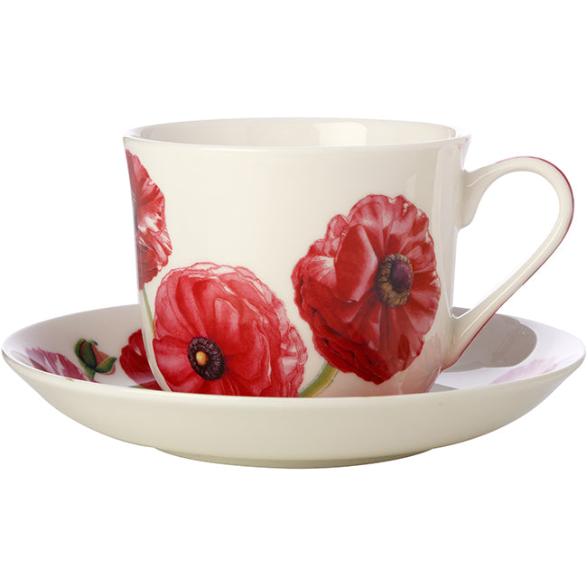 Maxwell & Williams Katherine Castle Floriade Breakfast Cup & Saucer
