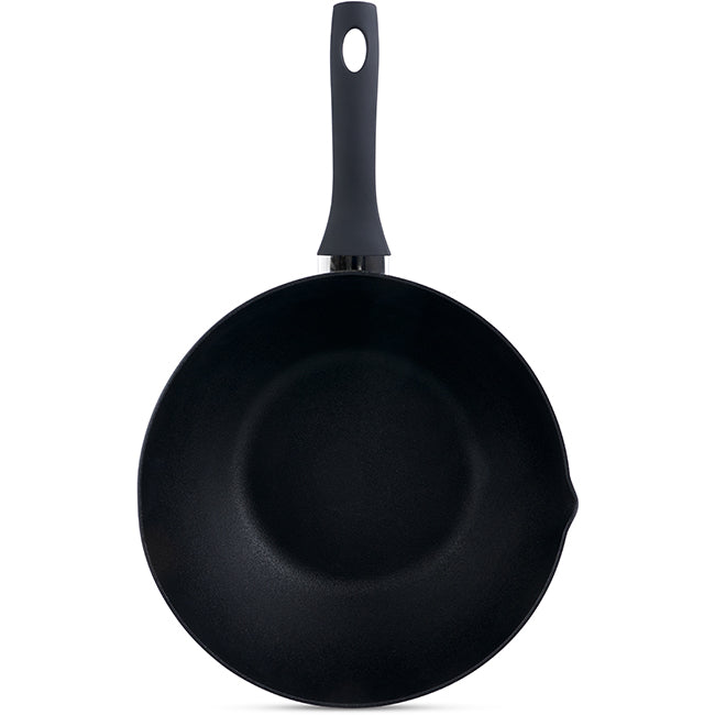 Ken Hom Excellence Non-Stick Pressed Aluminium Pressed Wok, 30cm