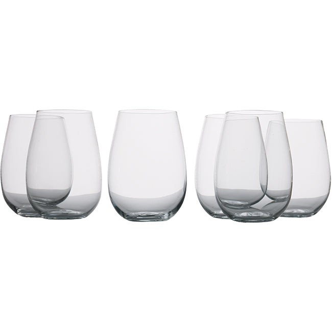 Maxwell & Williams Mansion Stemless Wine Glasses, Set of 6