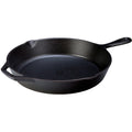 Lodge Seasoned Cast Iron Skillet Pan With Helper Handle