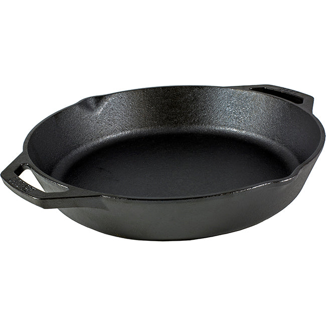 Lodge Seasoned Cast Iron Dual Handle Pan