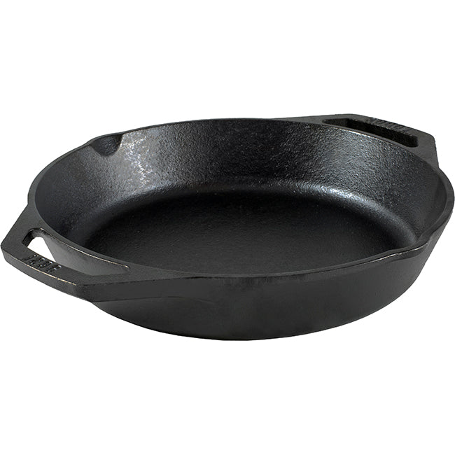 Lodge Seasoned Cast Iron Dual Handle Pan
