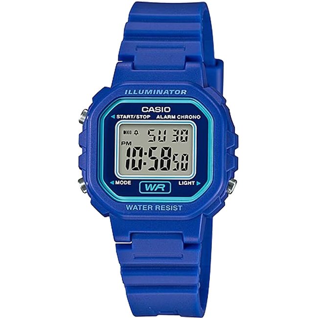 Casio Retro Women's Digital Wrist Watch, LA-20WH
