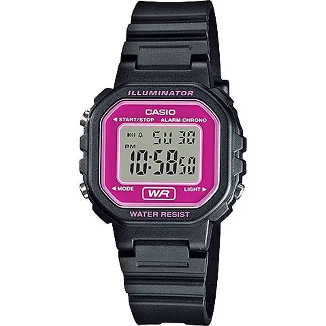 Casio Retro Women's Digital Wrist Watch, LA-20WH
