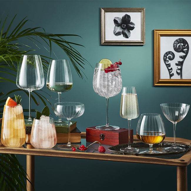 Luigi Bormioli Optica 570ml Beverage Glasses, Set of 4