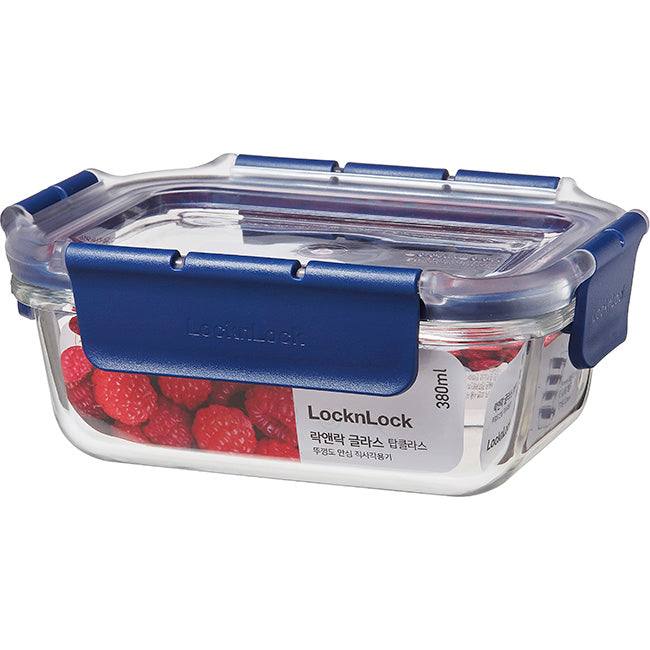 LocknLock Top Class Glass Rectangular Storage Container With Lid