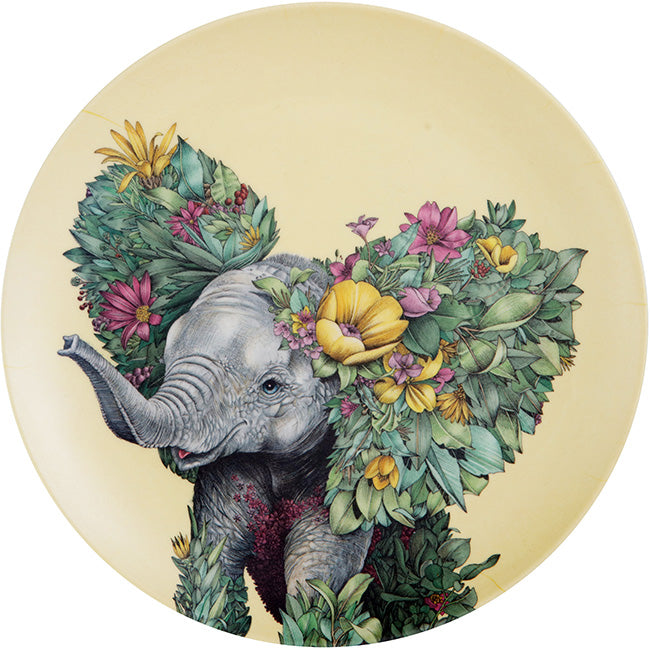 Maxwell & Williams Marini Ferlazzo Wild Planet Children's Bamboo Plate Set, Set Of 4