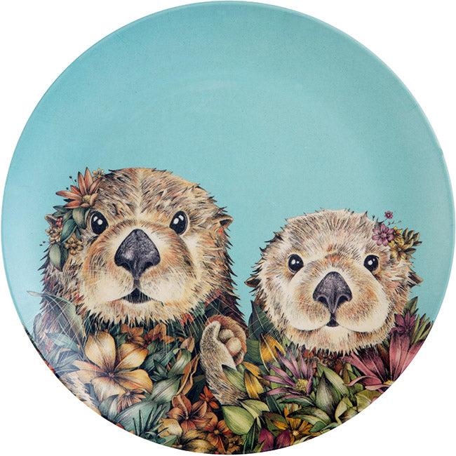 Maxwell & Williams Marini Ferlazzo Wild Planet Children's Bamboo Plate Set, Set Of 4