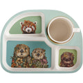 Maxwell & Williams Marini Ferlazzo Wild Planet Children's Bamboo Dinner Set, 3pc