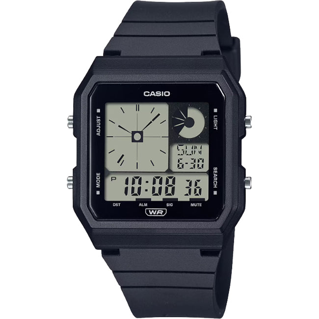 Casio Retro Resin AnaDigi World Time Wrist Watch, LF-20W