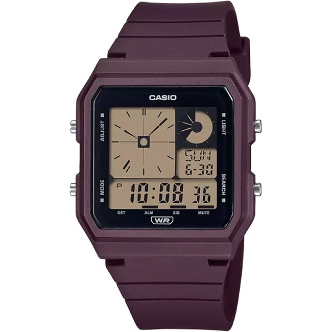 Casio Retro Resin AnaDigi World Time Wrist Watch, LF-20W