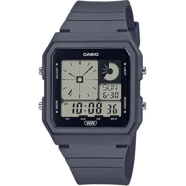 Casio Retro Resin AnaDigi World Time Wrist Watch, LF-20W