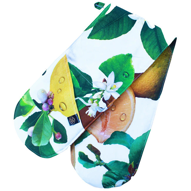 DSA Linen Botanica Lemons Double Oven Glove