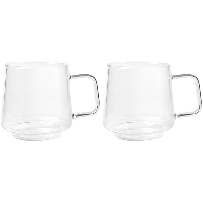 Maxwell & Williams Blend Sala Glass Mugs, Set Of 2