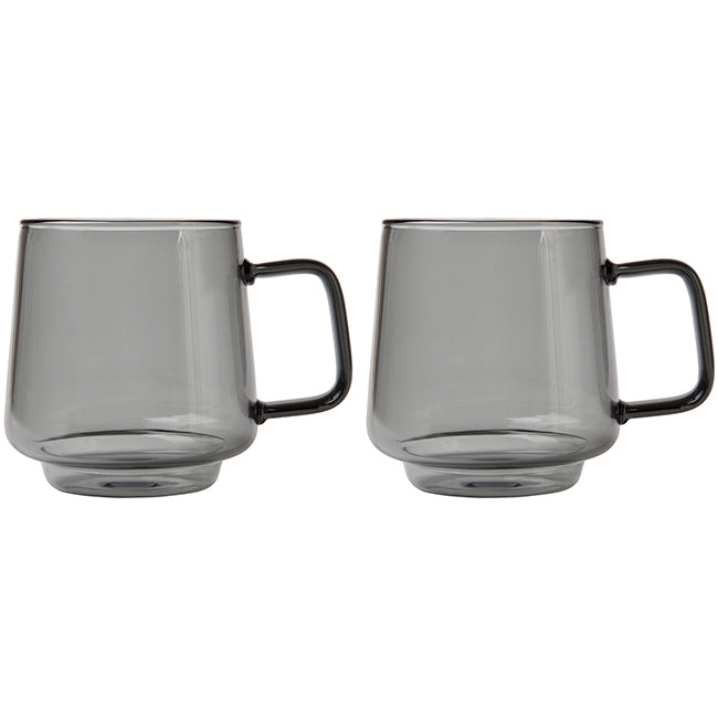 Maxwell & Williams Blend Sala Glass Mugs, Set Of 2