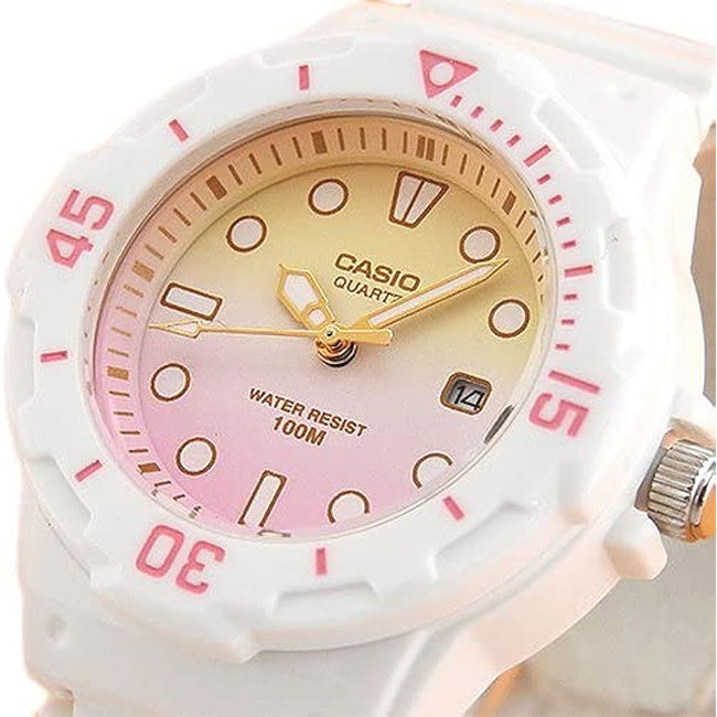 Casio Standard Women's Analogue 100m Wrist Watch, LRW-200H-4E2VDR
