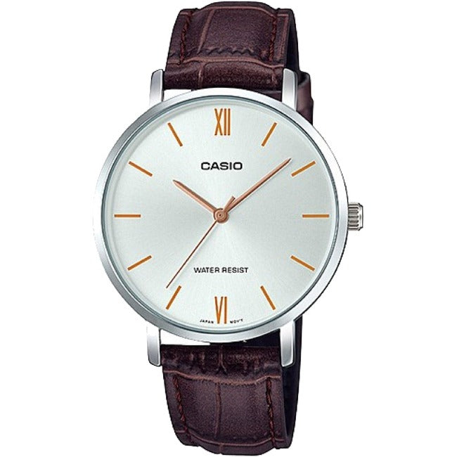 Casio Standard Women's Analogue Wrist Watch, LTP-VT01L - Black
