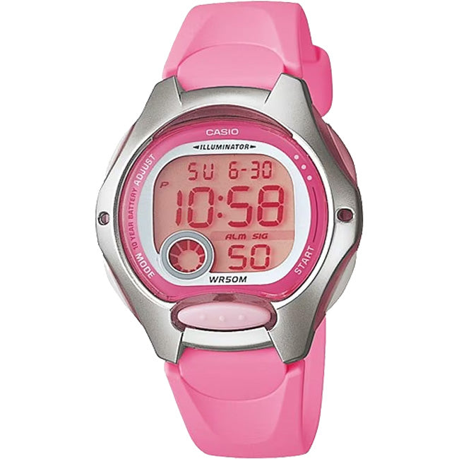 Casio Standard Women's 50m Digital Wrist Watch, LW-200