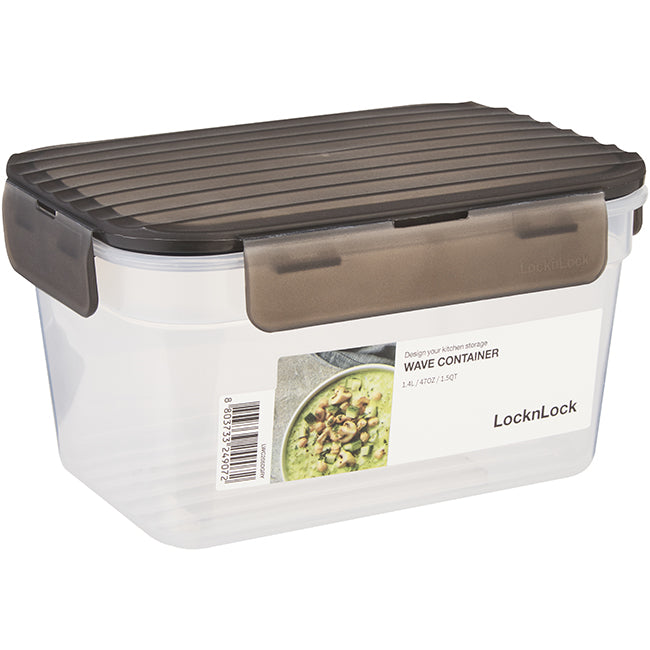 LocknLock Wave Rectangular Storage Container - 1.4L