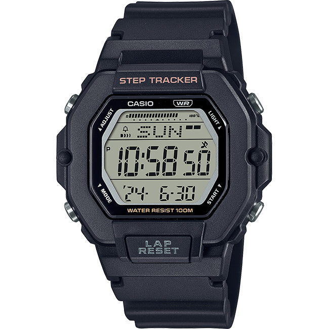 Casio Standard Women's 100m Digital Fitness Wrist Watch, LWS-2200H