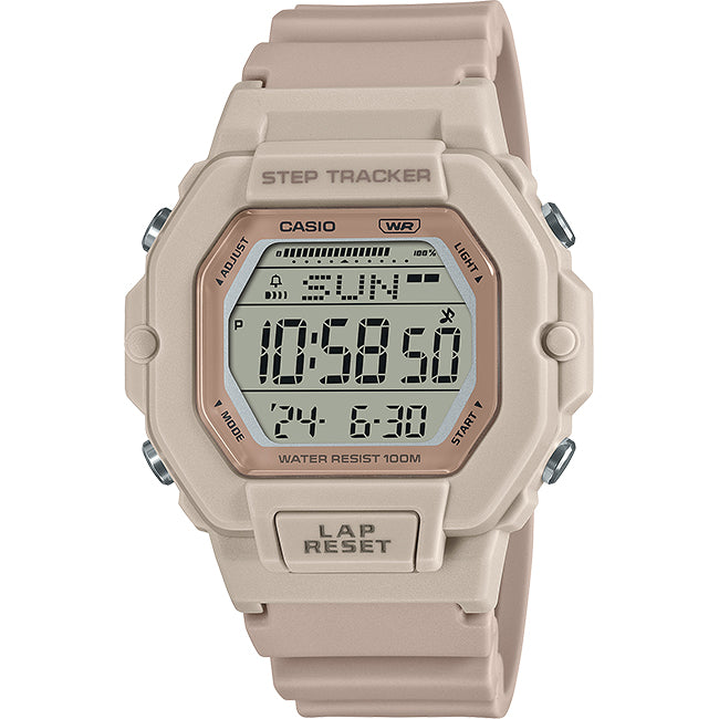 Casio Standard Women's 100m Digital Fitness Wrist Watch, LWS-2200H