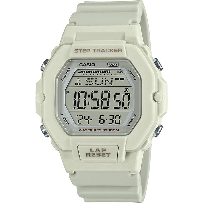 Casio Standard Women's 100m Digital Fitness Wrist Watch, LWS-2200H