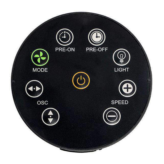 Meaco Fan 1056P Air Circulator Pedestal Fan With Remote Control