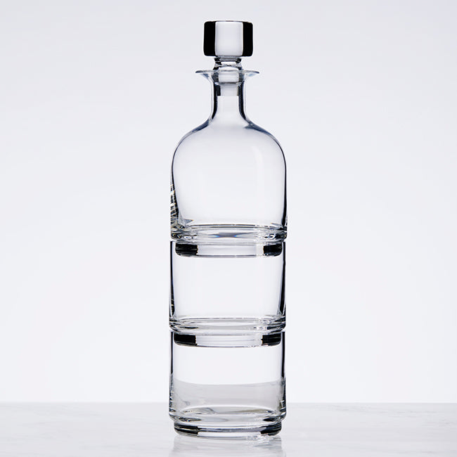 Maxwell & Williams Diamante Stacked Decanter Set, Set of 3