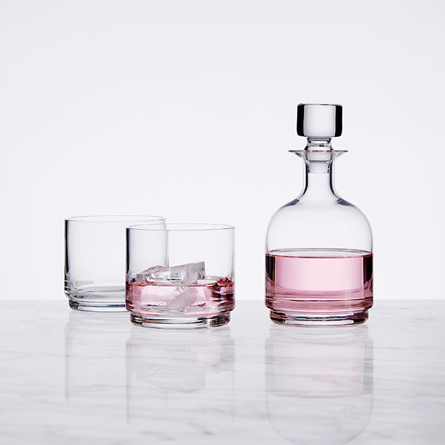 Maxwell & Williams Diamante Stacked Decanter Set, Set of 3